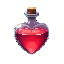 Pixel art potion item icon, 64x64 transparent PNG